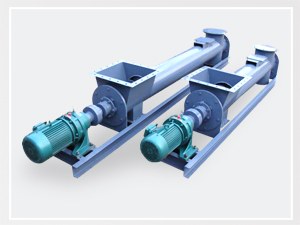 可水平、傾斜、垂直輸送物料，給料粒度≤5mm
